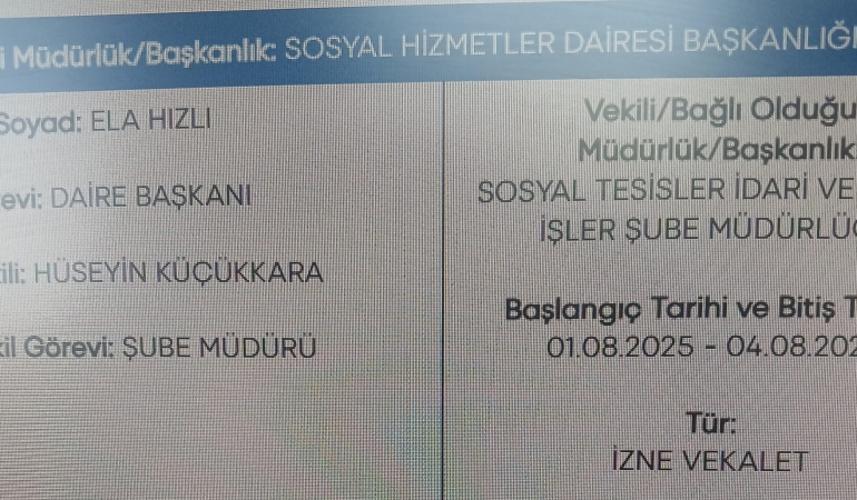 ELA HANIM İZNE Mİ AYRILDINIZ???
